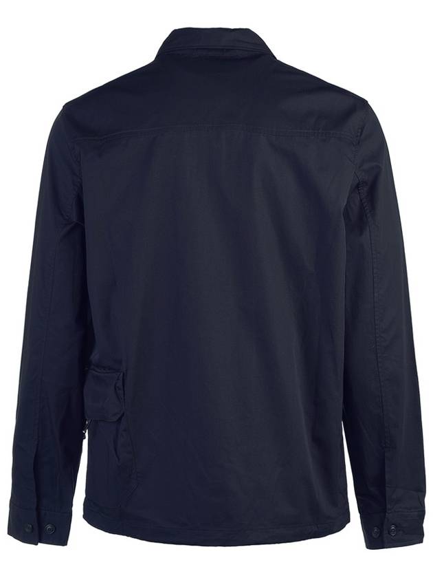 Metropolis Series Gabardine Long Sleeve Shirt Navy - CP COMPANY - BALAAN 4