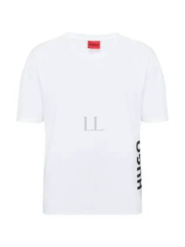 Relaxed Fit Short Sleeve T-Shirt White - HUGO BOSS - BALAAN 2