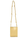 Tangle Small Calfskin Cross Bag Beige - JIL SANDER - BALAAN 8