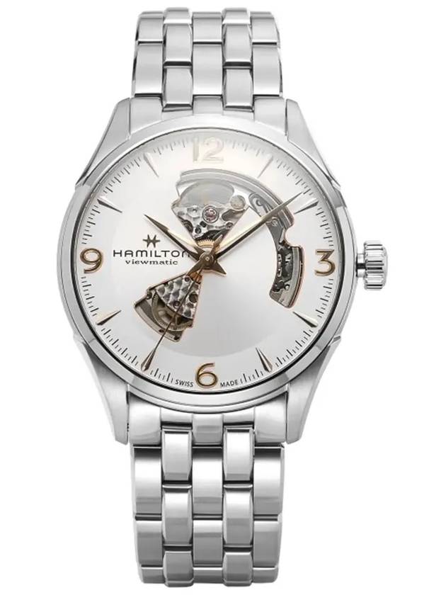 Jazzmaster Open Heart Metal 42MM Watch - HAMILTON - BALAAN 6