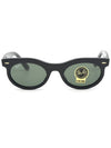 Wayfarer Oval Sunglasses Green Black - RAY-BAN - BALAAN 2