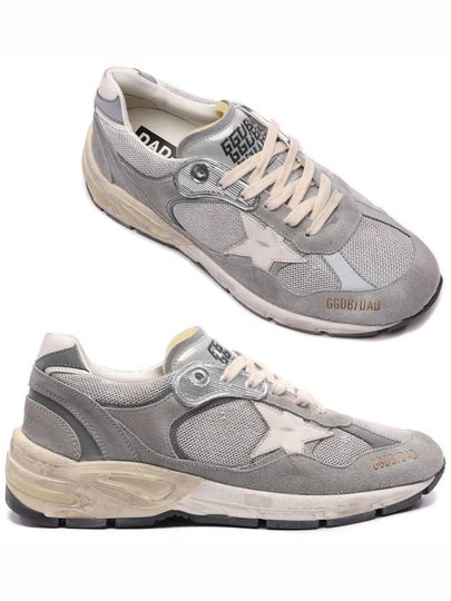 Dad-Star Low Top Sneakers Grey Silver White - GOLDEN GOOSE - BALAAN 2