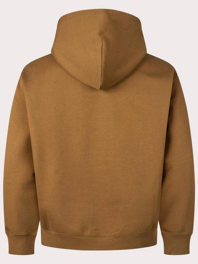 Logo Print Hoodie Brown - CARHARTT WIP - BALAAN 3