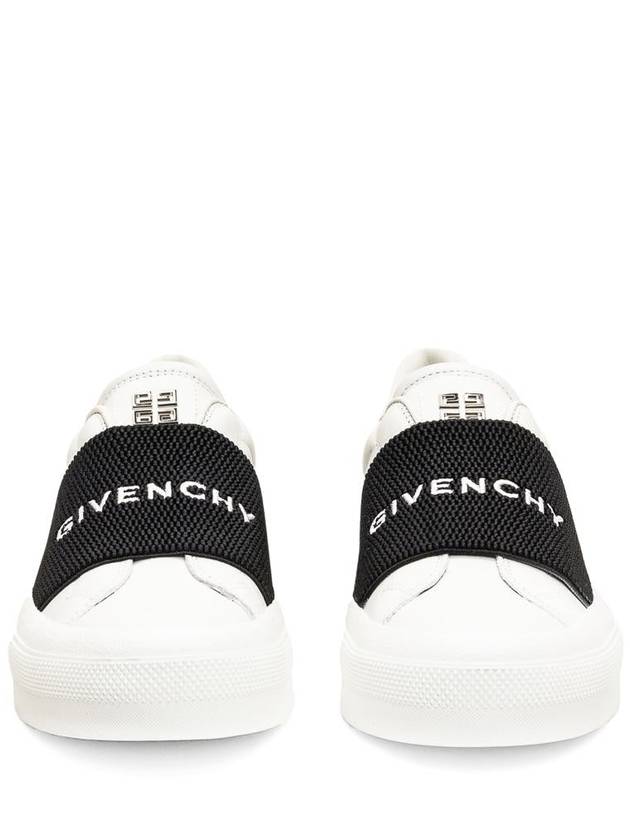 City Court Band Logo Low Top Sneakers White - GIVENCHY - BALAAN 3