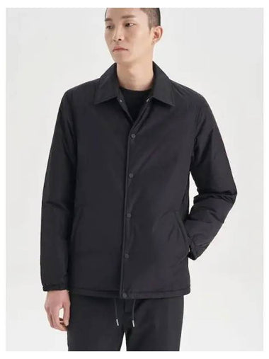 Men s Crisp Nylon Classic Coach Down Spring Fall Jacket Black Domestic Product - THEORY - BALAAN 1