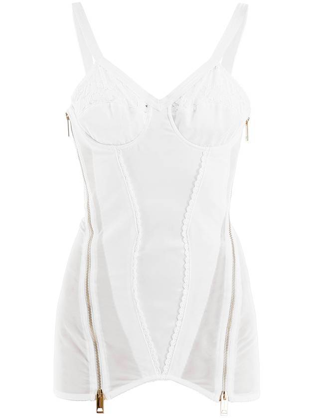 women lace corset white - BURBERRY - BALAAN 1