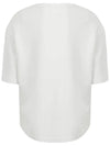 Mona Logo Print Short Sleeve T-Shirt White - ISABEL MARANT - BALAAN 4