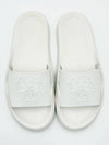 Tiger Logo Rubber Slippers White - KENZO - BALAAN 2