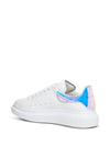 Oversized Smooth Calf Leather Sneakers White Shock Pink - ALEXANDER MCQUEEN - BALAAN 3