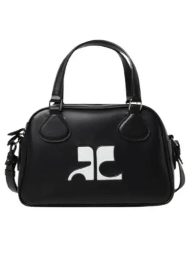 Reedition Bowling Leather Tote Bag Black - COURREGES - BALAAN 2