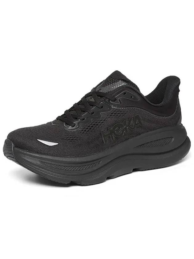 Bondi 9 Low Top Sneakers Black - HOKA ONE ONE - BALAAN 8