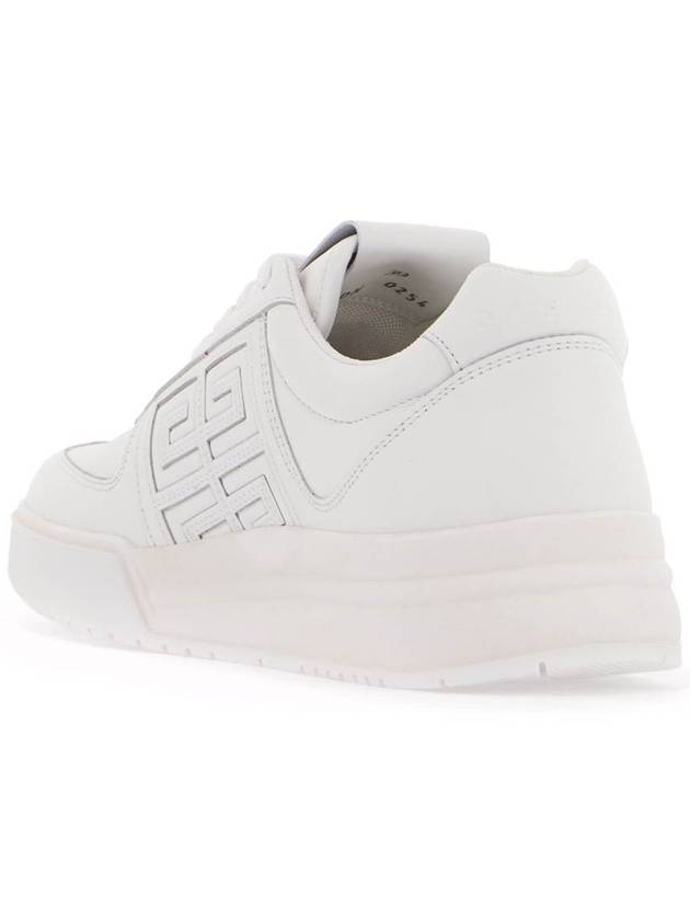 G4 Leather Low Top Sneakers White - GIVENCHY - BALAAN 4