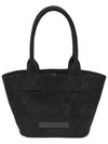 SHOPPER SUEDE BLACK EDITION MINI - DER KOFFER - BALAAN 3