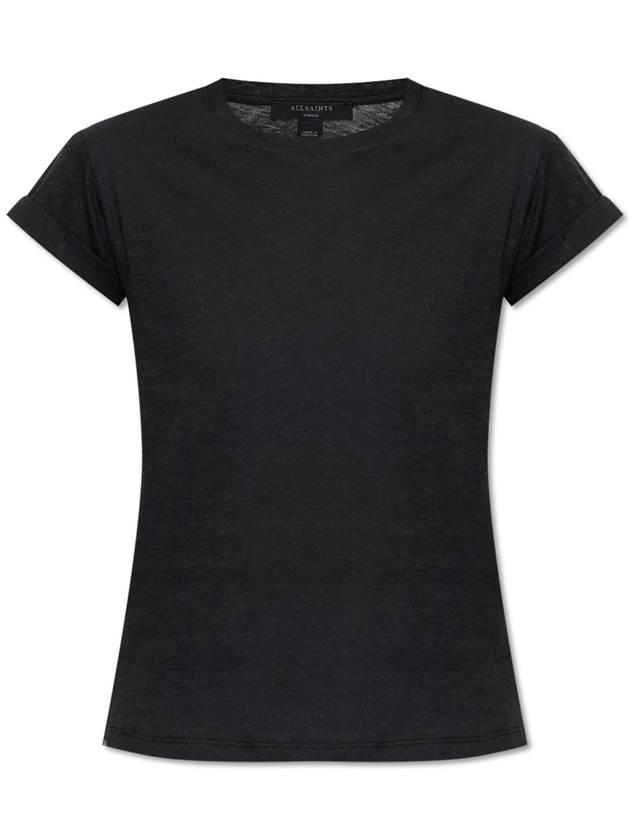 AllSaints T-shirt Anna, Women's, Black - ALLSAINTS - BALAAN 1