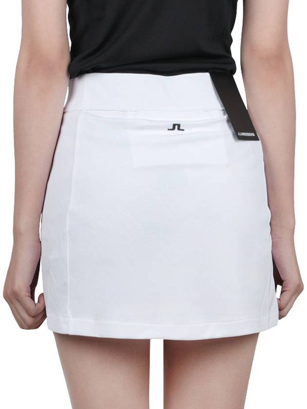 Women's Amelie Golf Mini Skirt White - J.LINDEBERG - BALAAN 6