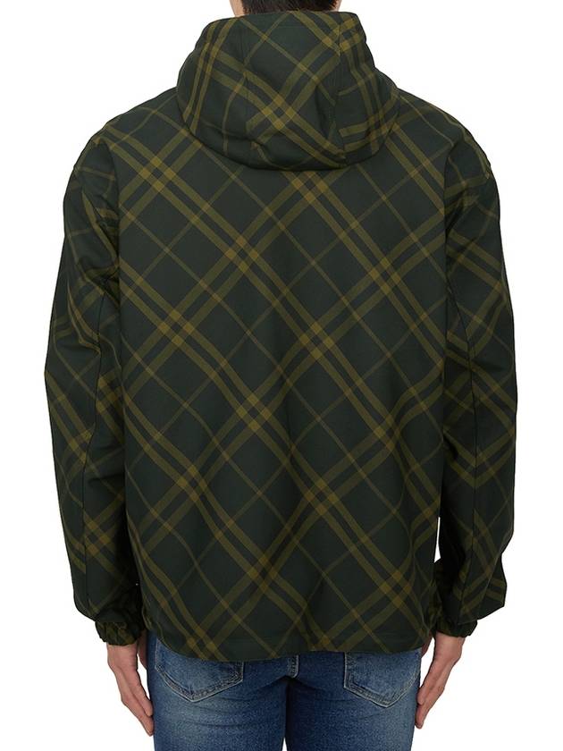 Reversible Check Hooded Jacket Shadow - BURBERRY - BALAAN 6