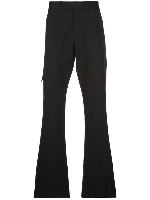 flare tailored straight pants - OFF WHITE - BALAAN 1