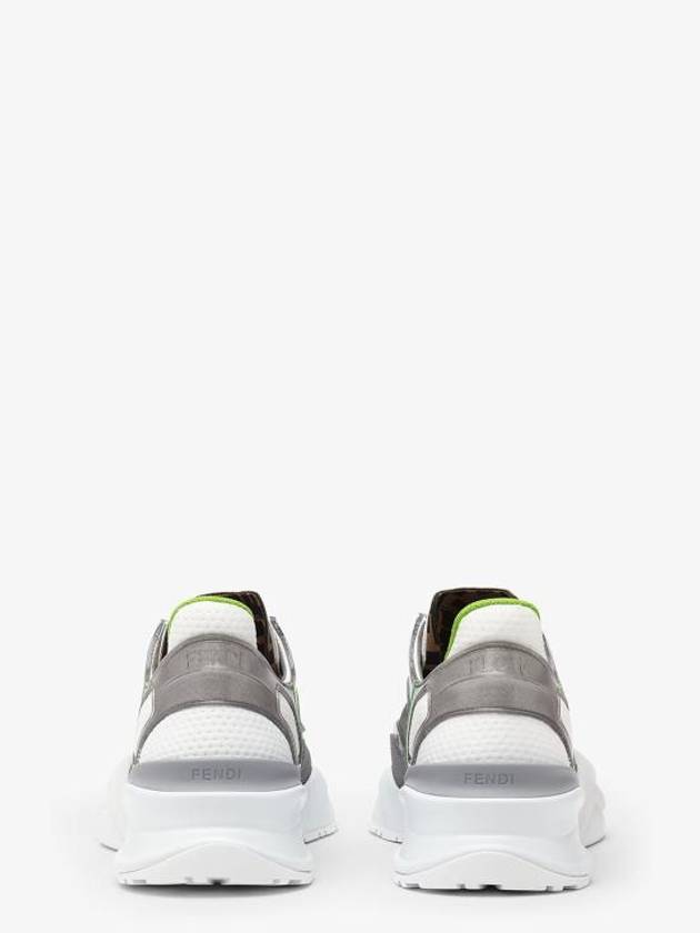 Flow Low Top Sneakers Grey - FENDI - BALAAN 4