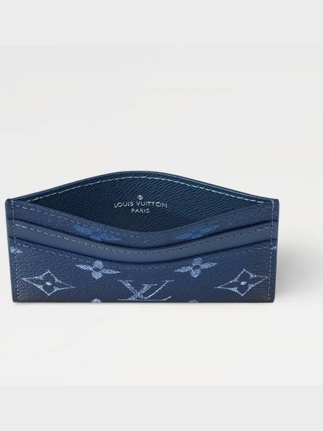 Men s Card Wallet Double Holder Monogram Navy Blue M11550 - LOUIS VUITTON - BALAAN 2