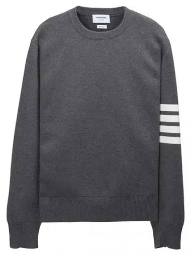 Diagonal stripe Milano stitch knit men - THOM BROWNE - BALAAN 1