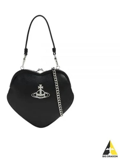 Belle Heart Frame Shoulder Bag Black - VIVIENNE WESTWOOD - BALAAN 2