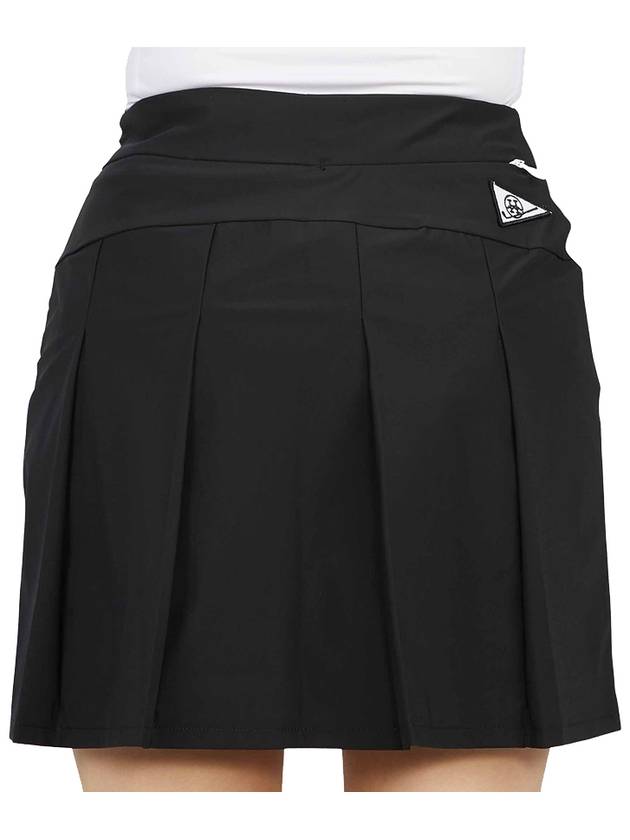 Women's Golf Moment Pleated Skirt Black - HORN GARMENT - BALAAN 8