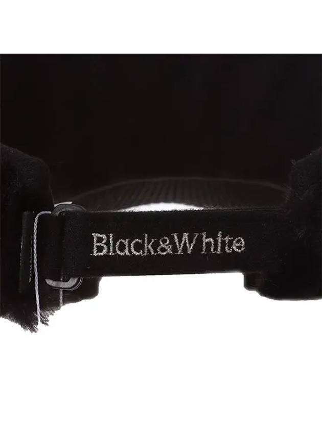 Fur Visor 8713LXASBLACK - BLACK&WHITE - BALAAN 4