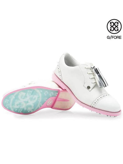 Women's Cap Toe Gallivanter Spikeless Snow Blush - G/FORE - BALAAN 2