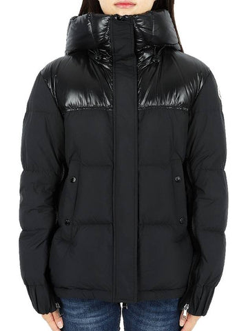 Monclair Women s ETIVAL Down Hooded Padded Jacket Black 1A00081 595A2 999 - MONCLER - BALAAN 1