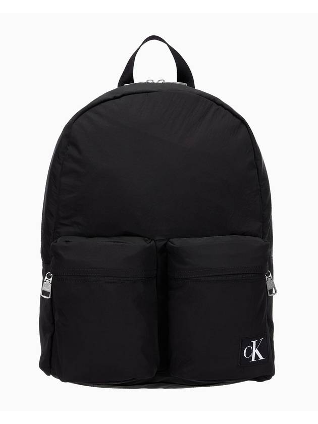 Jeans City Two Pocket Campus Backpack Black - CALVIN KLEIN - BALAAN 1