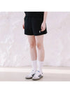 Woman Hank Logo Shorts Black - MACASITE - BALAAN 4