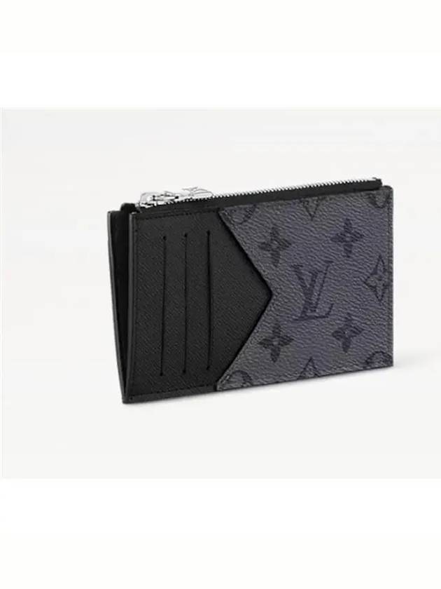 Monogram Coin Holder Card Wallet Grey - LOUIS VUITTON - BALAAN 4