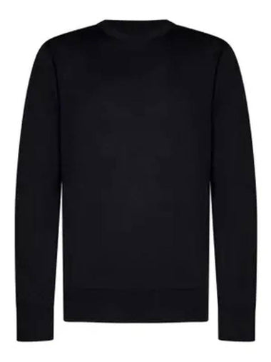 Cotton Silk Sweatshirt Night Blue - GIVENCHY - BALAAN 1