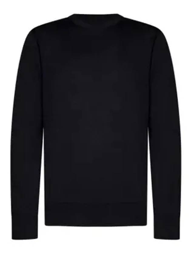 Cotton Silk Sweatshirt Night Blue - GIVENCHY - BALAAN 1