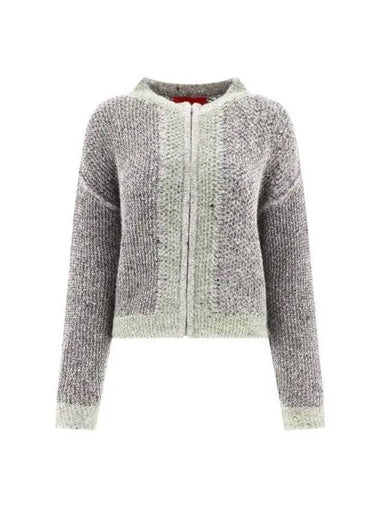 GARDEN Round Neck Cardigan 6006ELAW23E EUCALYPTUS - ECKHAUS LATTA - BALAAN 1