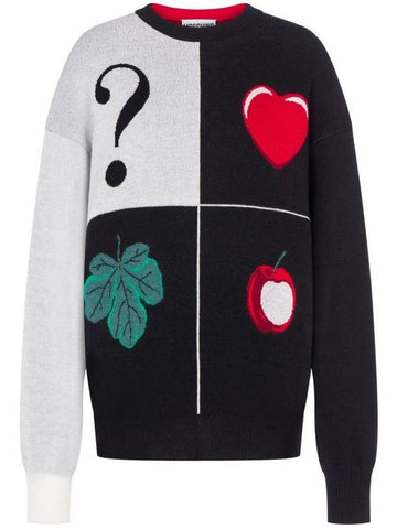 Moschino Sweater With Intarsia - MOSCHINO - BALAAN 1