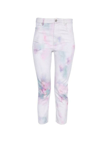 Lanea straight jeans white - ISABEL MARANT ETOILE - BALAAN 1