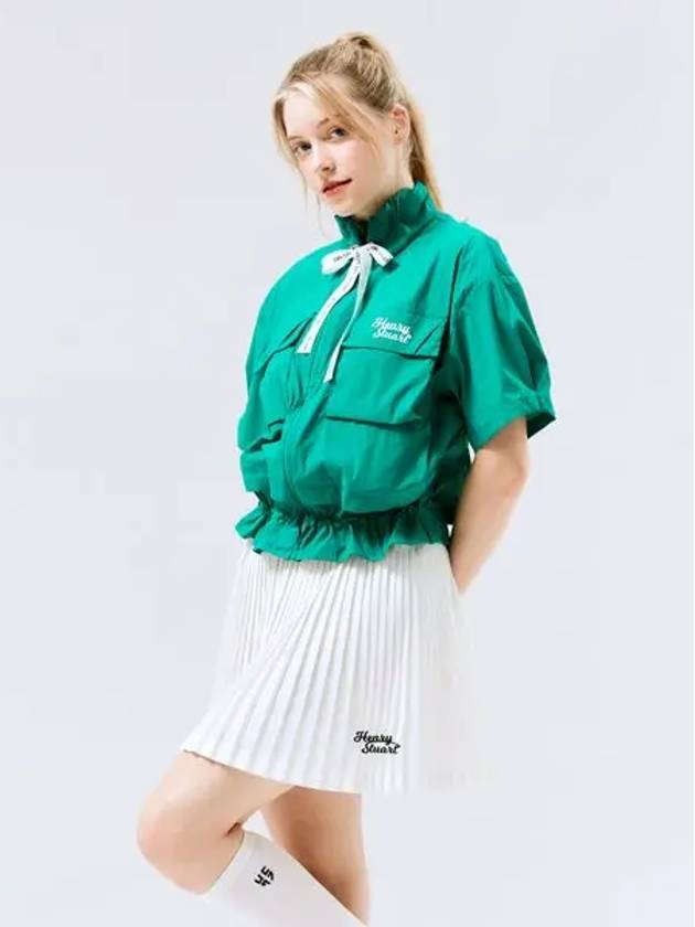 Golf Pastel Pleated Skirt White - HENRY STUART - BALAAN 1