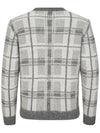 2 degree check jacquard V neck CG - PASSARDI - BALAAN 3