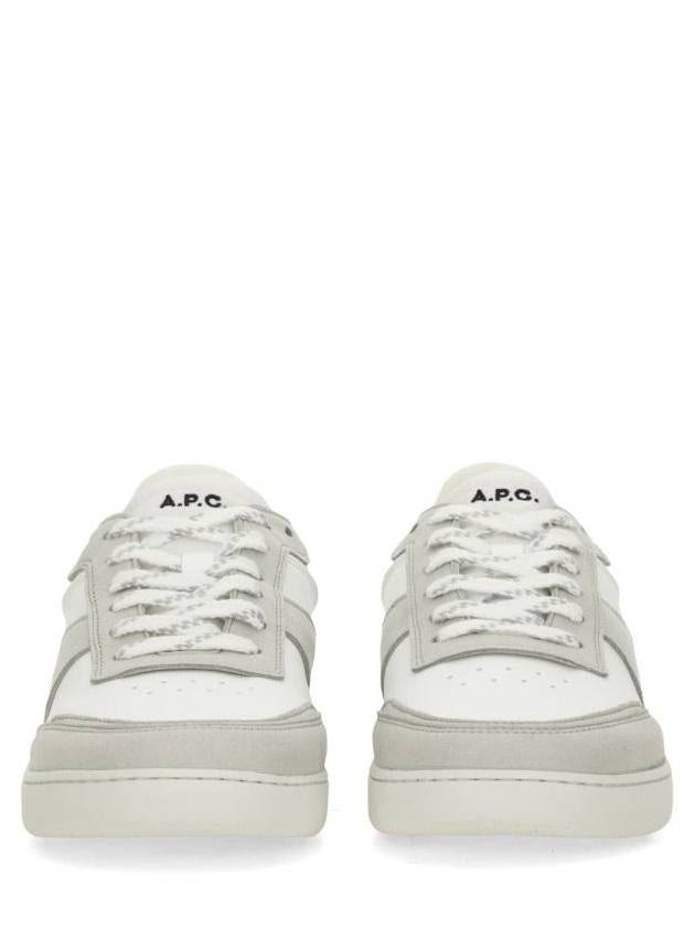 Pain Leather Low Top Sneakers White - A.P.C. - BALAAN 4