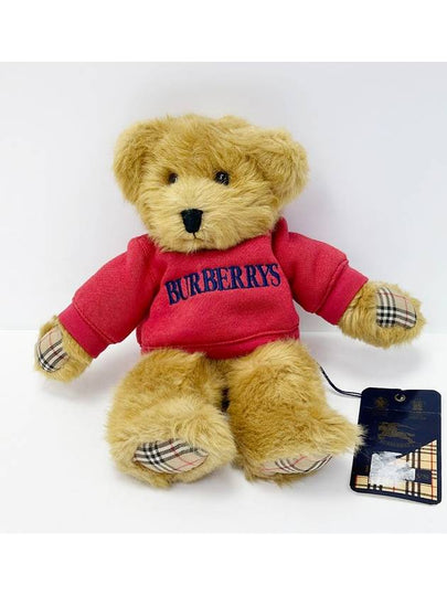 Red Sweatshirt Teddy Bear Doll 5VBUA34978 - BURBERRY - BALAAN 2