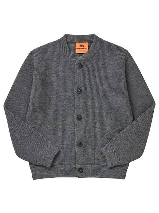 ANDERSEN Skipper Jacket Gray Pocket Wool Cardigan - ANDERSEN-ANDERSEN - BALAAN 1