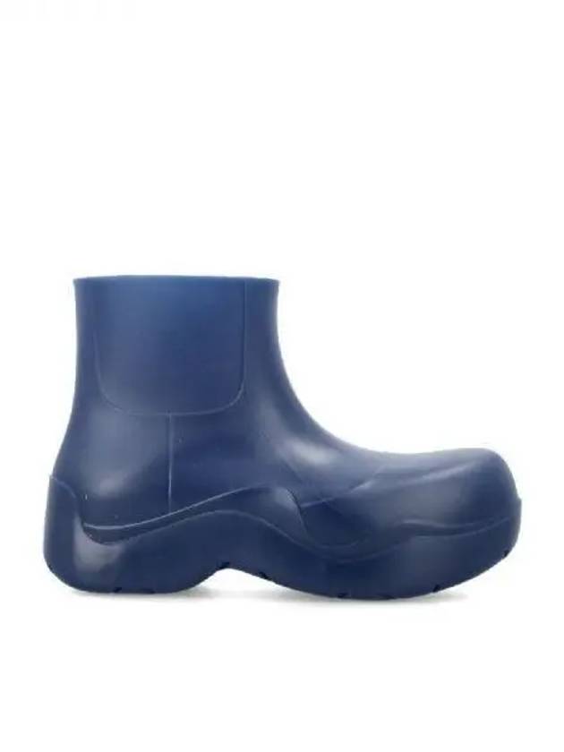 Blue Rubber Puddle Boots 271878 - BOTTEGA VENETA - BALAAN 1