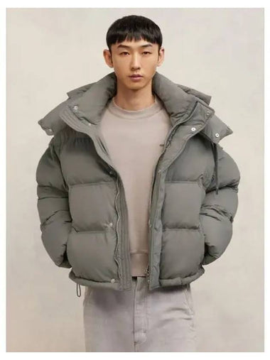 Down spring fall jacket mineral gray domestic product - AMI - BALAAN 1