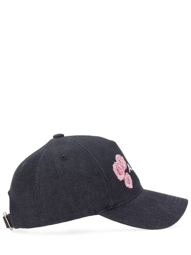 Eden Flower Denim Ball Cap Indigo - A.P.C. - BALAAN 3