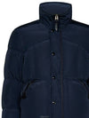 Nylon Funnel High Neck Padding Navy - TOM FORD - BALAAN 3