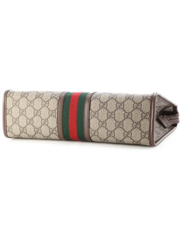 Ophidia GG Clutch Bag Beige Ebony - GUCCI - BALAAN 5