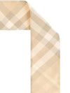 Skinny Check Silk Scarf Flax - BURBERRY - BALAAN 4