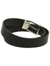 Pin Buckle Leather Belt Black - MONTBLANC - BALAAN 4