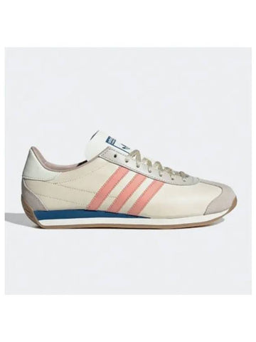 Country OG Leather Low Top Sneakers Wonder White - ADIDAS - BALAAN 1